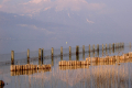 Berge im Morgendunst