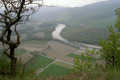 Blick von hier oben ins Flusstal