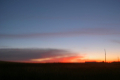Horizont hinter mir ist finsterrot